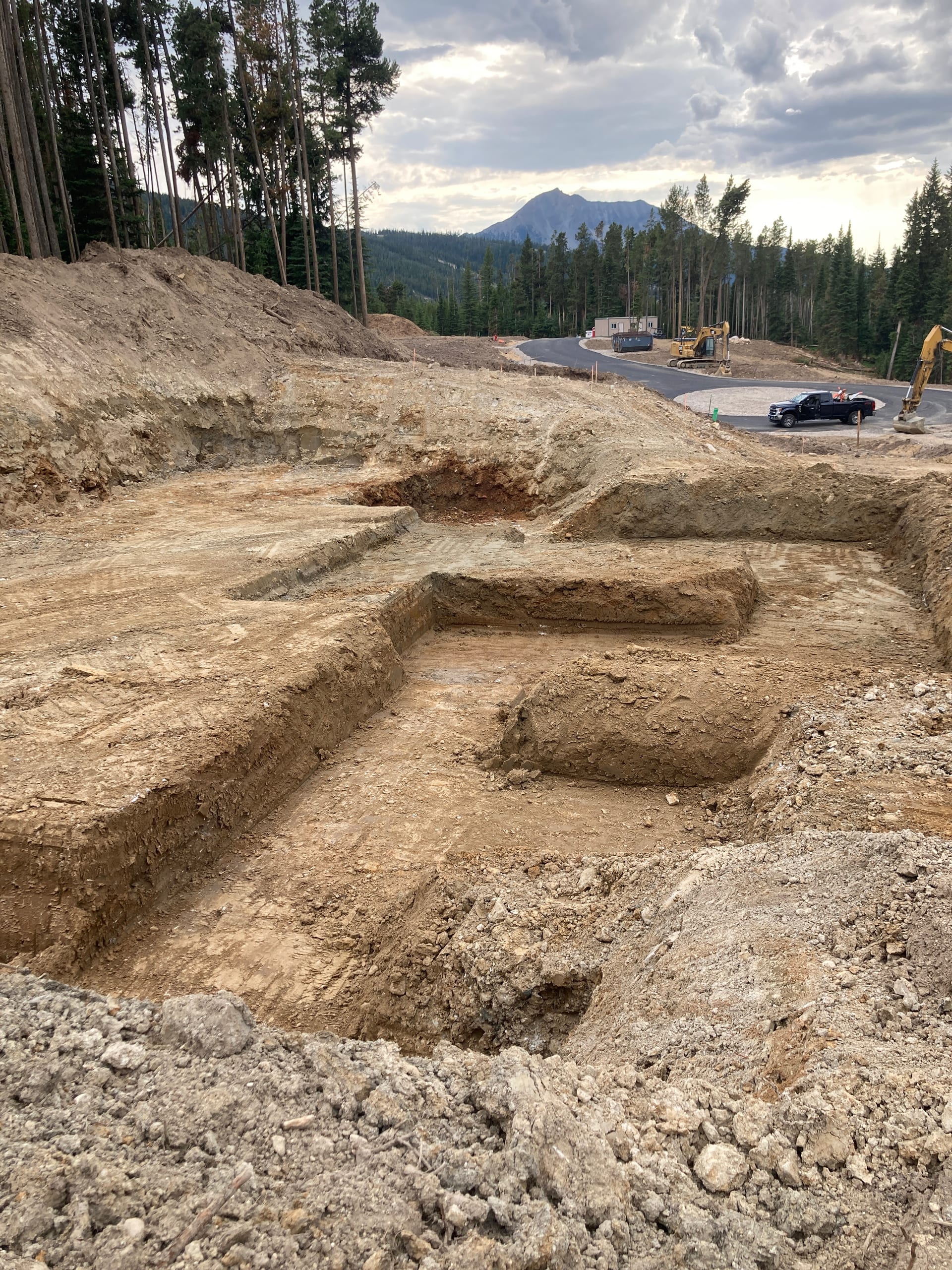 Foundation excavation